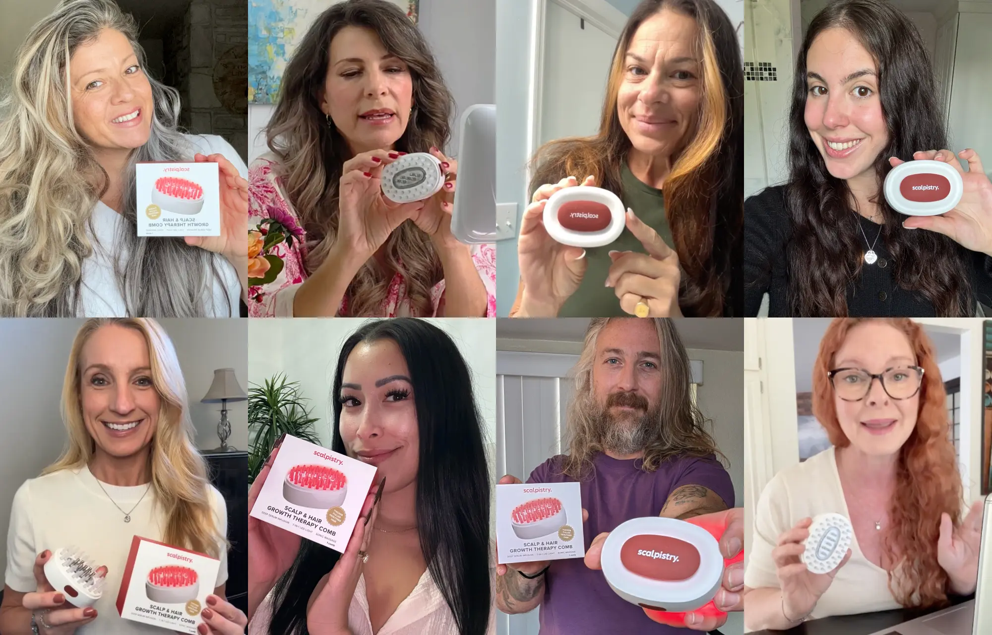 Screenshot collage — social comments, TikTok and Reddit reactions from Scalpistry users